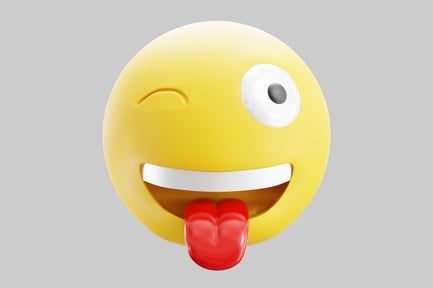 Preview: Winking face sticking out tongue