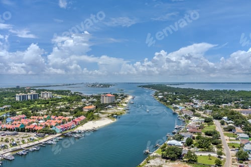 Preview: Aerial view of the beach at Perdido Key