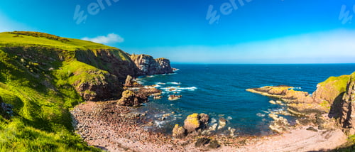 Preview: Village of St. Abbs, Starney Bay - Nature Reserve, Berwickshire, Scotland, UK