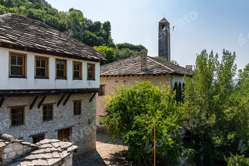 Preview: Scenic view of Pocitelj, Bosnia and Herzegovina on a sunny day
