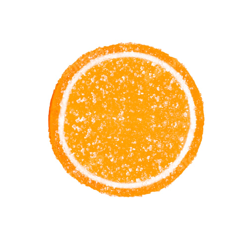 Preview: orange jelly in sugar