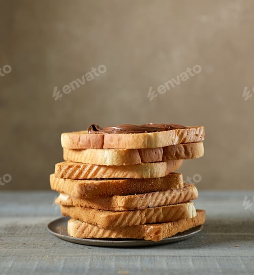 Preview: stack of toasted bread