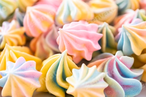 Preview: Unicorn meringue cookies