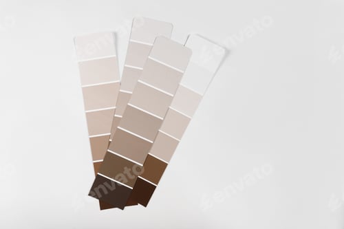 Preview: Color samples palette design catalog