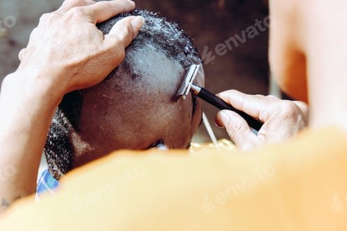 Preview: The ceremony of shaving the hair, Buddhist Ordination