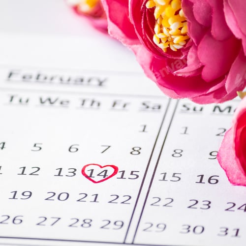 Preview: Calendar Reminder - Valentine's Day February 14th.