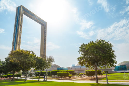 Preview: Dubai Frame in Zabeel Park in Dubai