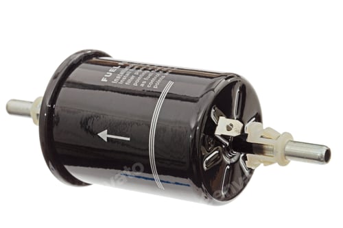 Preview: Car fuel filter, isolated on white background
