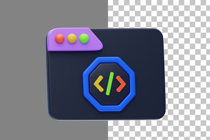 Preview: Website 3D Icon