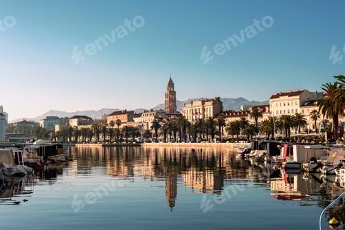 Preview: Beautiful view of Split city. Dalmatia, Croatia.