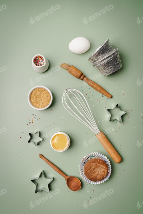 Preview: Baking or cooking background.