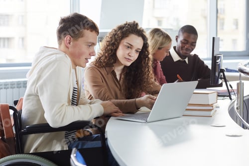 Preview: Group of Students in College