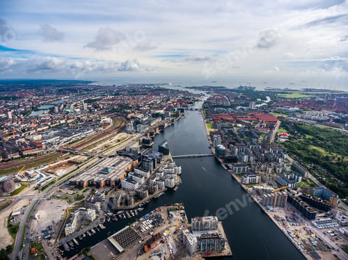 Preview: City aerial view over Copenhagen