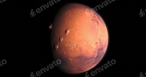 Preview: Beautiful view of the planet Mars