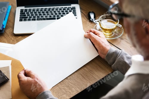 Preview: Workspace Laptop Technology Copy Space Concept