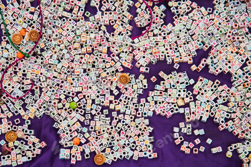 Preview: The alphabet bead for background content