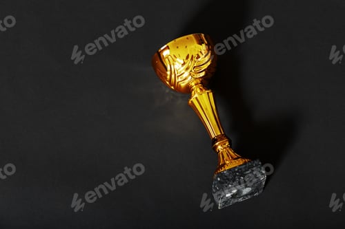 Preview: trophy with black bacground