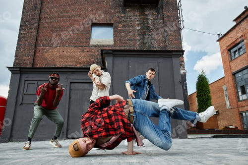 Preview: Male Breakdance Team Outdoors