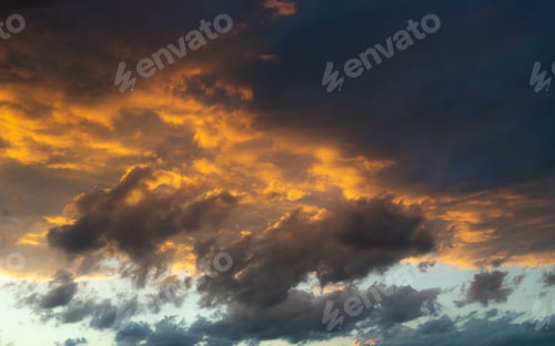 Preview: Thunderhead dark and orange sky