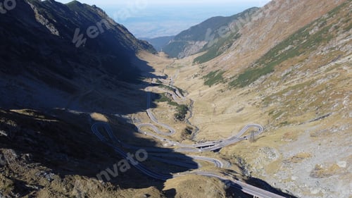 Preview: Transfagarasan Road In Romania, Aerial View