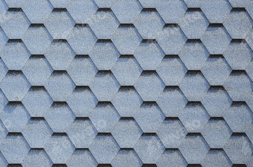 Preview: Modern roofing and decoration of chimneys. Flexible bitumen or slate shingles