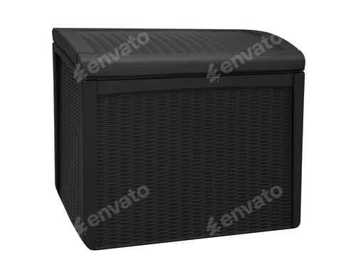 Preview: Empty crate, isolated on white.