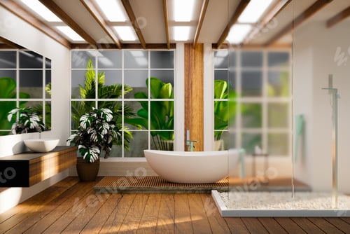 Preview: interior decoration rest room 3D