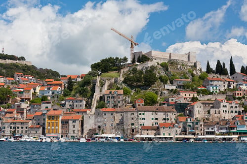 Preview: Sibenik, Croatia view from the sea