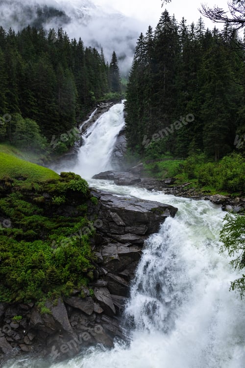 Preview: Summer Serenity at Krimml Waterfall, Austria