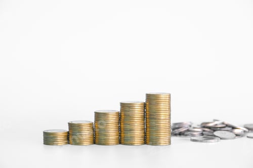 Preview: Growing Stack of Coins Shows Financial Progress