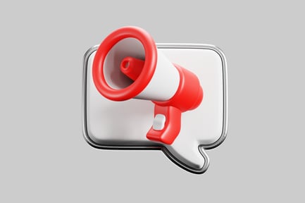 Preview: Megaphone speech bubble icon