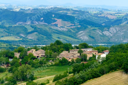 Preview: Rural landscape near San Polo and Canossa, Emilia-Romagna