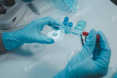Preview: One of the laboratories where experiments are being conducted, A science experiment is being conduct