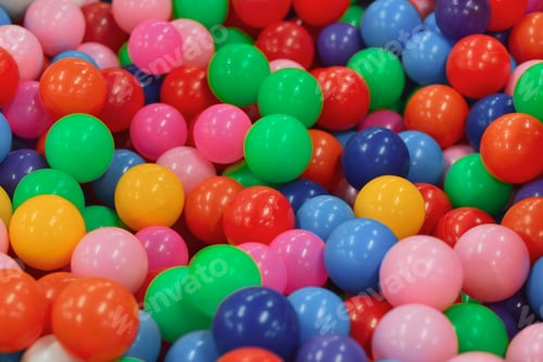 Preview: Dry pool with colored balls for children