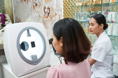 Preview: Asian Dermatologist Having Appointment