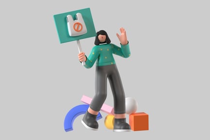 Preview: Protesting plastic ban sign