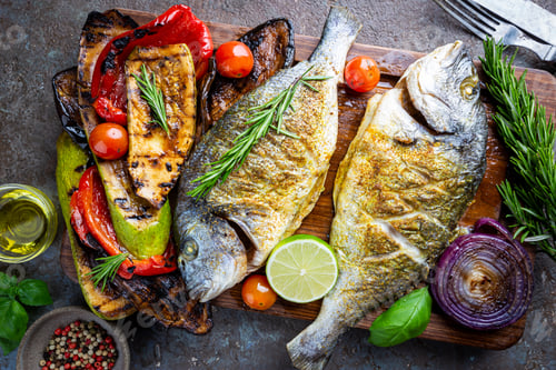 Preview: Baked Dorado fish