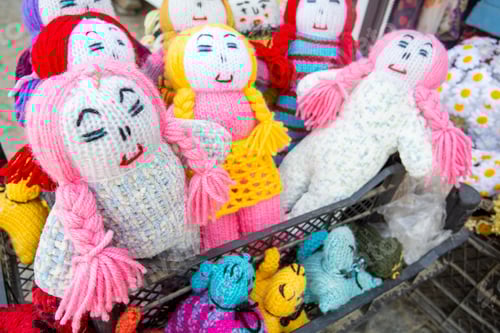Preview: Traditionally, local handmade, cloth dolls, Sirince village / Izmir / Turkey