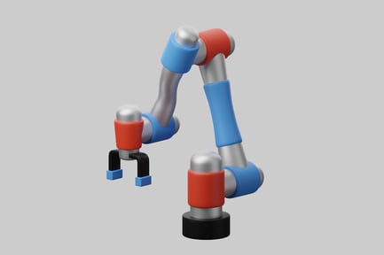 Preview: Cartoon robot limbs with gripper