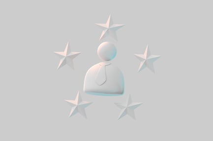 Preview: Employee five star rating icon