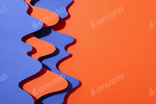 Preview: Colorful and abstract psychedelic background, space for text