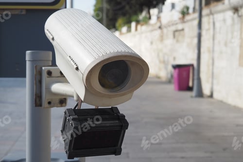 Preview: Urban security camera placements near vehicles captured in video footage