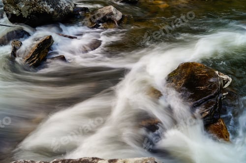 Preview: Linville River'S Rock Holding Strong Linville Gorge, Linville North Carolina