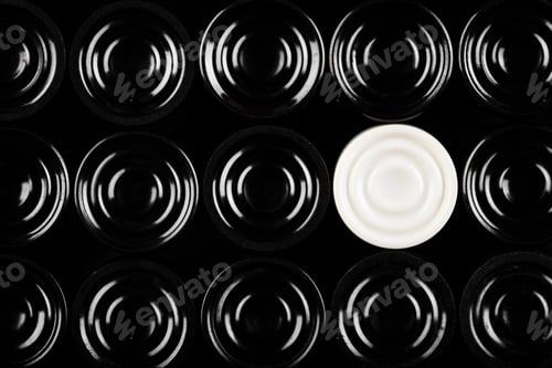 Preview: One Of The Crowd. Leader. Black And White. Texture Of Drafts. Abstract Image. Desktop Wallpapers.