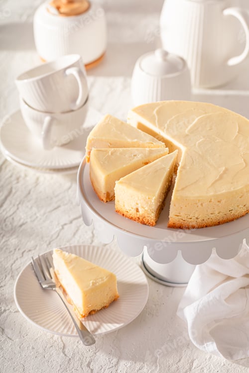 Preview: Traditional and sweet New york cheesecake as traditional cake.