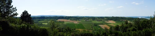 Preview: Landscape with rolling hills and valleys