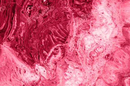 Preview: Spread-out acrylic paint. Abstract background. Demonstrating the colors of 2023 - Viva Magenta