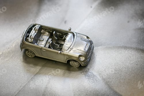 Preview: Silver Toy Car