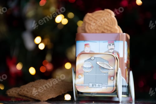 Preview: Christmas toy filled with biscuits