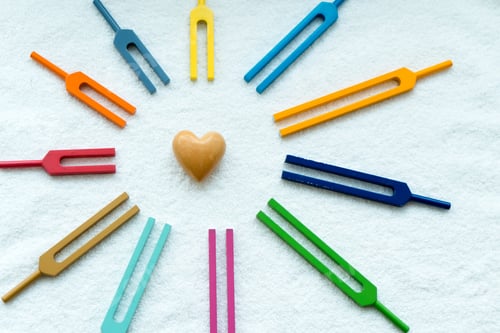 Preview: heart and sun and rainbow symbol